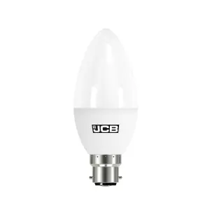 JCB 3w BC 3000k Frosted LED Candle Bulb - Warm White