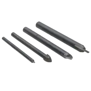 4pc Tools Ceramic Tile Glass And Mirror Drill Bit Set 4mm 6mm 8mm 10mm