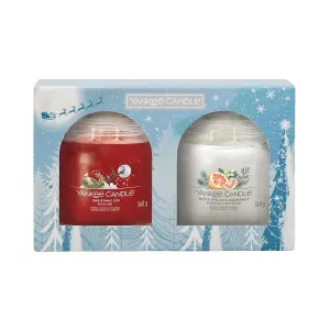 Yankee Candle 2 Medium Signature Jar Christmas Gift Set