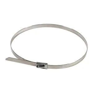 Timco - Cable Ties - Stainless Steel (Size 7.9 x 350 - 100 Pieces)