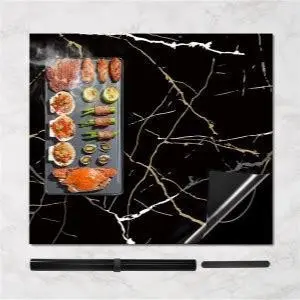 Large Induction Hob Protector Mat 61X53cm, (Magnetic) Silicone Induction Cooker Covers, Electric Cooker Scratch Protector For Induction Stove