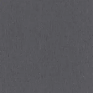 Superfresco Easy Calico Textured Plain Charcoal Grey Wallpaper