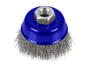 BlueSpot Tools Steel Wire Cup Brush 65mm M14 X 2