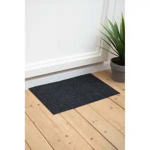 Interiors by Premier Dark Grey Doormat