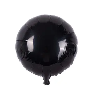 Realmax Foil Balloon (Pack of 10) Black (One Size)