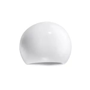 Globe Ceramic White 1 Light Classic Wall Light