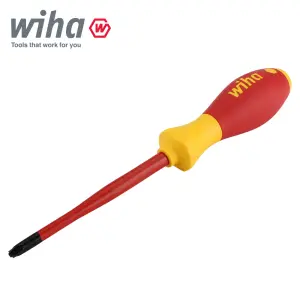 Wiha PlusMinus Phillips Screwdriver Slotted PH2 Grip 1000v VDE SlimFix fit 35503