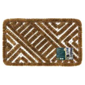 JVL Boston Scraper Door Mat, 45 x 75 cm