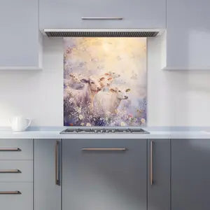 Ava Sterling: 00016 Premium Glass Kitchen Splashback W700mm x H650mm