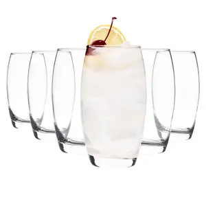 Argon Tableware - Tondo Highball Glasses - 510ml - Clear (Set of 6)