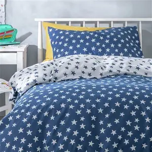 Habitat Kids Reversible Star Navy Bedding Set - Single