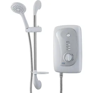 Triton Martinique 8.5Kw Satin Chrome Electric Shower - RP Topaz T100 Bezique +