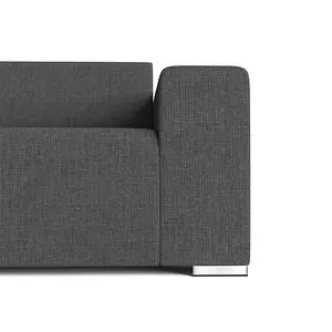 Emelda Grace Dennis Corner Sofa - Left Hand - Dark Grey