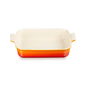 Le Creuset Stoneware Heritage Rectangular Dish Volcanic / 32cm