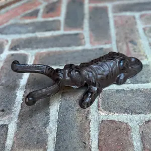 Cast Iron Dog Shaped Garden & Patio Boot Jack