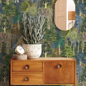 Galerie Heritage Green Jungle Wallpaper Roll