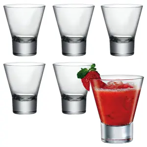 BORMIOLI ROCCO 340ml 6pcs Glass Cocktail Dessert Tumbler Glasses Drinking Cups