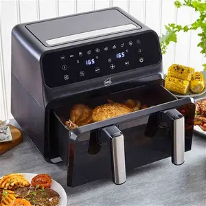 Neo Black Electric 8.5L Digital Air Fryer With Dual Drawer | Robert Dyas