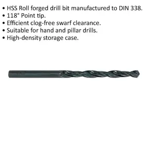 High-Quality 10 Pack of 2mm HSS Drill Bits for Hand and Pillar Drills