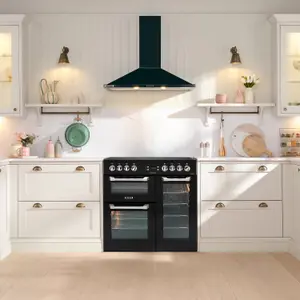 Leisure CS90C530K Freestanding Electric Range cooker with Ceramic Hob - Black