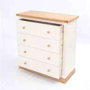 Trevi 4 Drawer Chest of Drawers Wood Knob