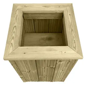 Ruby Tall Handmade Wooden Garden Planter Premium Timber Outdoor Plant Box