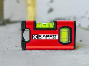 Kapro K771M 771 Twin Mini Level with Carabiner 10cm KPOK771M