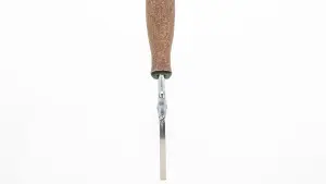 Toolty Tuck Pointing Jointing Finger Trowel with Cork Handle Stainless Steel Hand Tool - 6mm - Bricklayer DIY