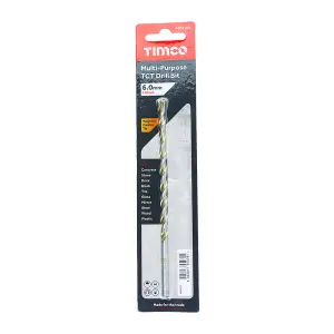 Timco - TCT Multi-Purpose Drill Bit (Size 6.0 x 150 - 1 Each)