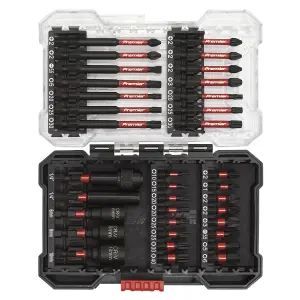 Sealey Power Tool Bit Set 35 Pieces Impact Grade 1/4" Hex Forged S2 Steel AK8283