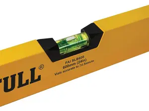 Faithfull 2ft Spirt Level 700813B-24 Box Beam Level 3 Vial 60cm (24in) FAISLB600