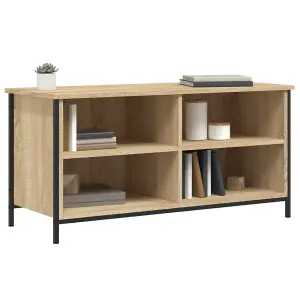 Berkfield TV Cabinet Sonoma Oak 100x40x50 cm Engineered Wood