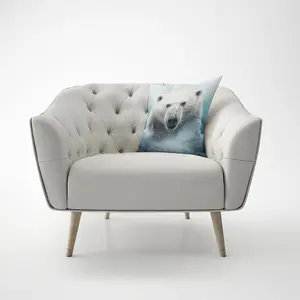 Polar Bear Splashart Cushions 60cm x 60cm