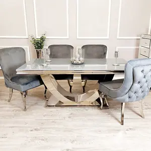 Angel Dining Table Set with Sole Chairs / Dining Furniture Set