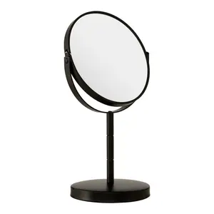 Metal Flat Mirror Silver / 29cm H x 18cm W