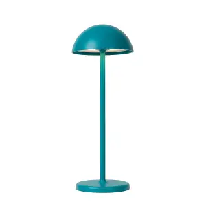 Lucide Joy Retro Table Lamp Outdoor 12cm - LED Dim. - 1x1,5W 3000K - IP54 - Turquoise