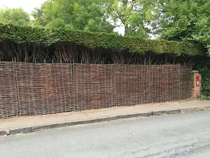 Hazel Hurdle Fence Panel Premium Woven Wattle Weave 6ft x 5ft