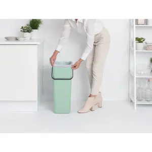 Brabantia Sort and Go 40 Litre Rubbish Bin Jade Green