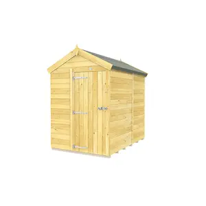 DIY Sheds 5x7 Apex Shed - Single Door With Windows