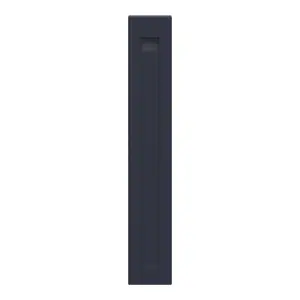 GoodHome Garcinia Integrated handle Matt navy blue Shaker Tall wall Cabinet door (W)150mm (H)895mm (T)20mm