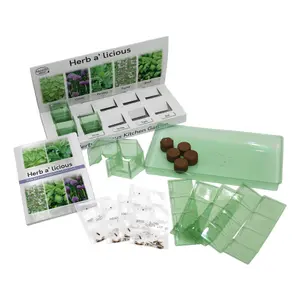 Pronto Seed Grow Your Own Kitchen Herbs Kit - 5 Herb Seed Varieties - Gardening Gifts for Men and Women