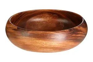 Interiors By Premier Decorative Large Round Salad Bowl, Functional Salad Bowl For Kitchen, Traditional Decorative Bowl For Diet