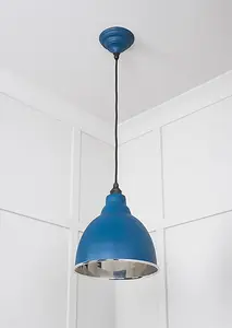 Smooth Nickel Brindley Pendant in Upstream