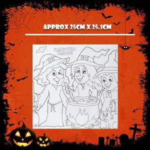 Halloween Canvas Craft Accessory Halloween Party, Trick or Treat 25cm Tree