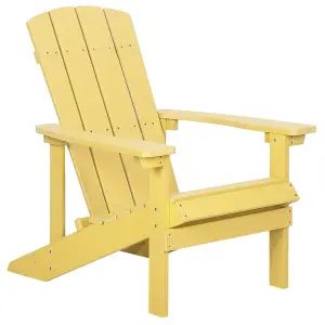 Garden Chair ADIRONDACK Yellow