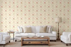 SK Filson Pink Floral Wallpaper