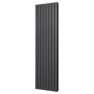 Nes Home 1800 X 546 mm Double Flat Panel Matte Black Radiator