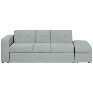 Beliani Modern Sofa Bed FALSTER Light Grey