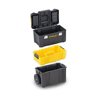 Stanley 1-80-151 Rolling 3 Tier Workshop Modular Portable Toolbox STA180151