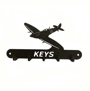 Spitfire Key Holder - Steel - L15 x H9 cm